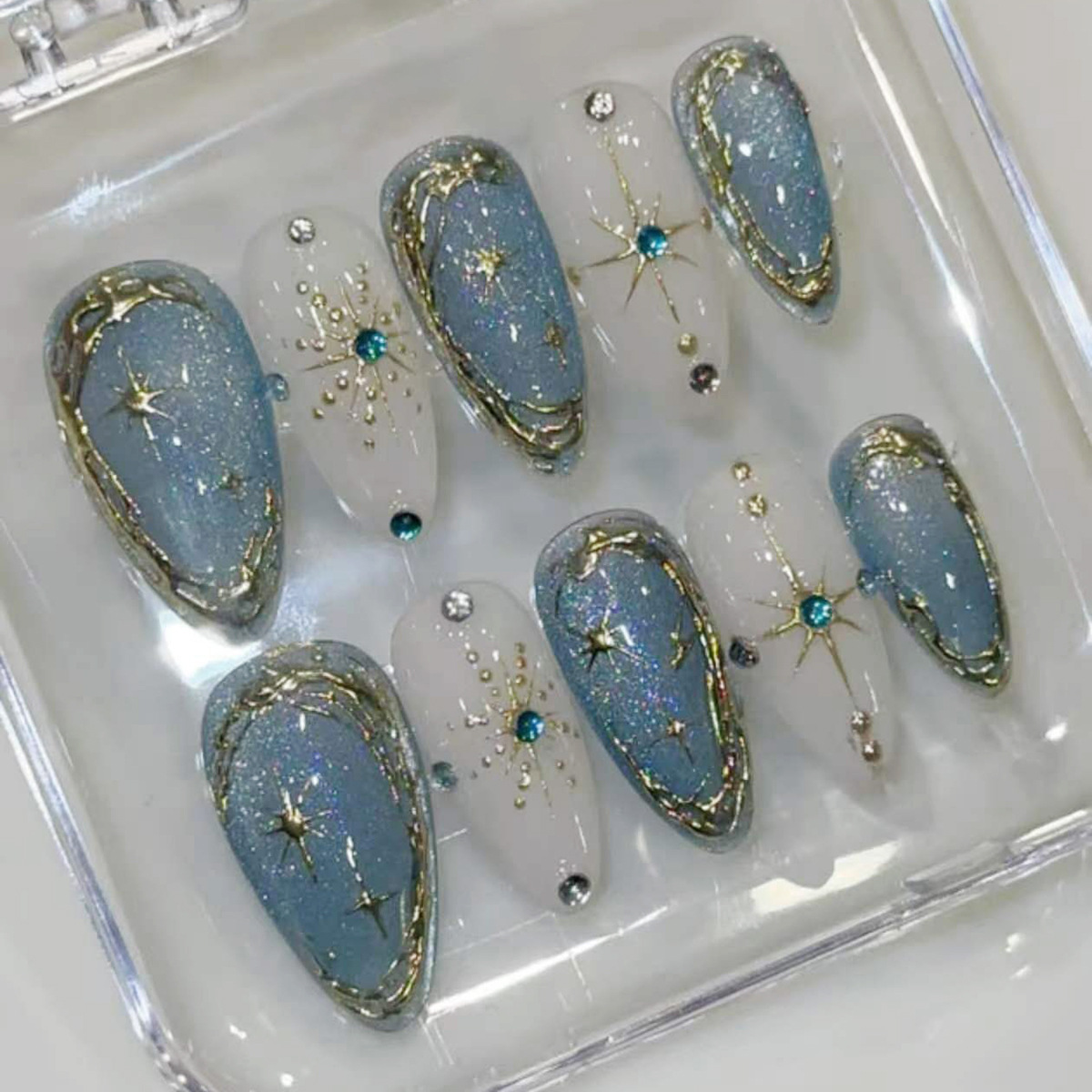 24 pièces Faux ongles à presse - Contour Palette Stick avis et prix