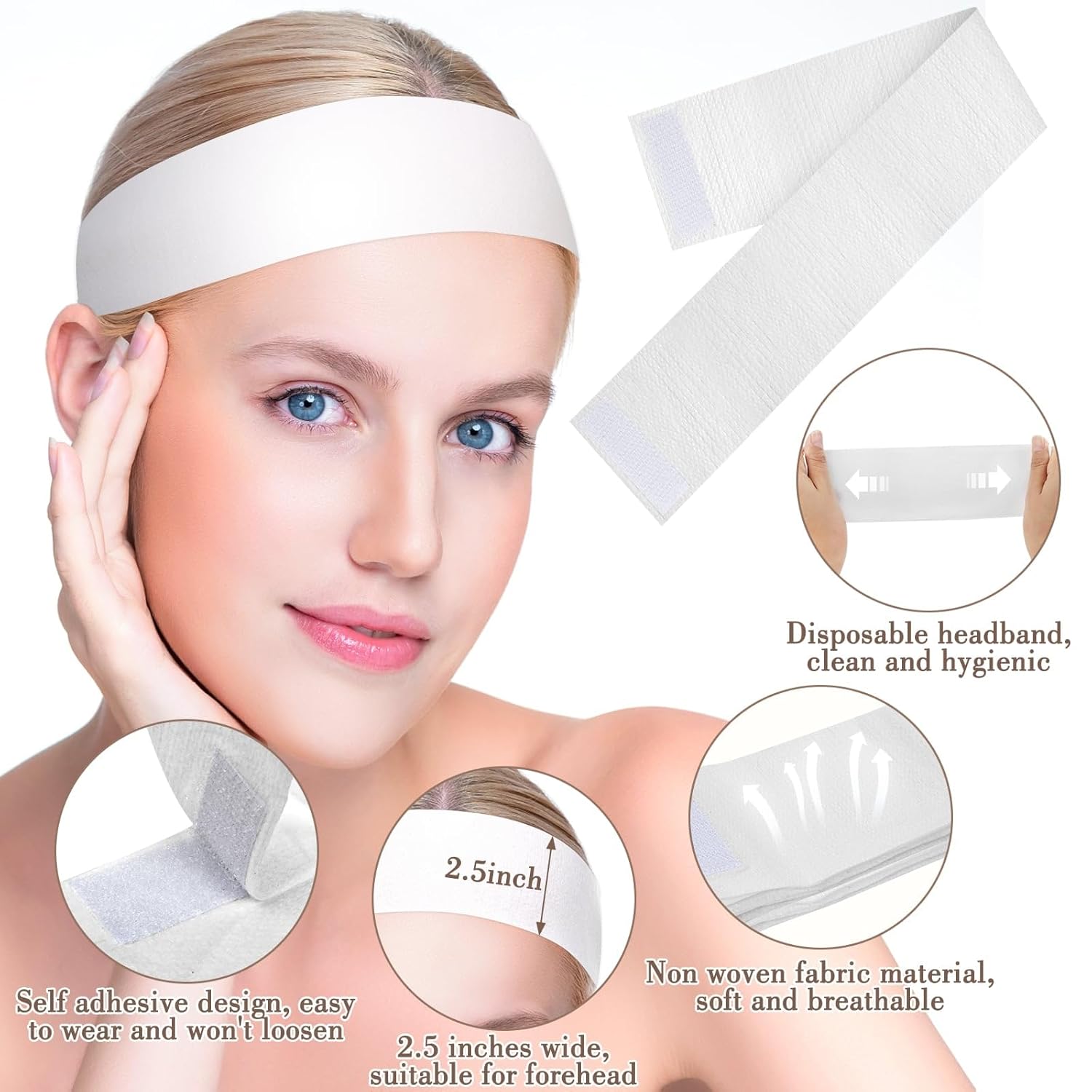 50/100/200 pièces bandeaux fac - Beauty Makeup Women avis et prix